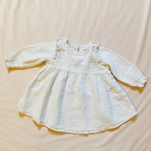 Jamie Kay Organic cotton Muslim Lace Dress size 3t